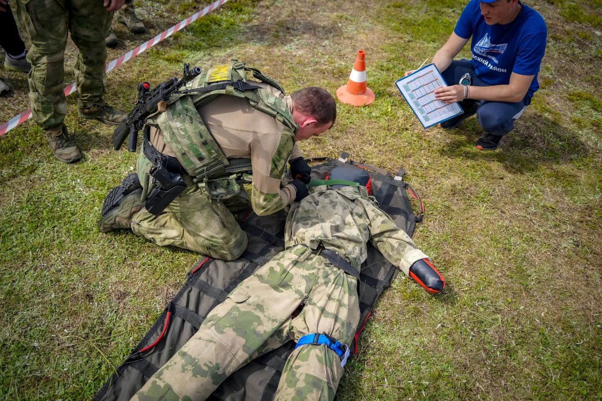 Команда отряда ОМОН «Балтика» (на транспорте) Росгвардии на соревновании по служебно-боевой стрельбе и функциональному многоборью «Гонка специального назначения» в Ленинградской области Команда отряда ОМОН «Балтика» (на транспорте) Росгвардии на соревновании по служебно-боевой стрельбе и функциональному многоборью «Гонка специального назначения» в Ленинградской области
