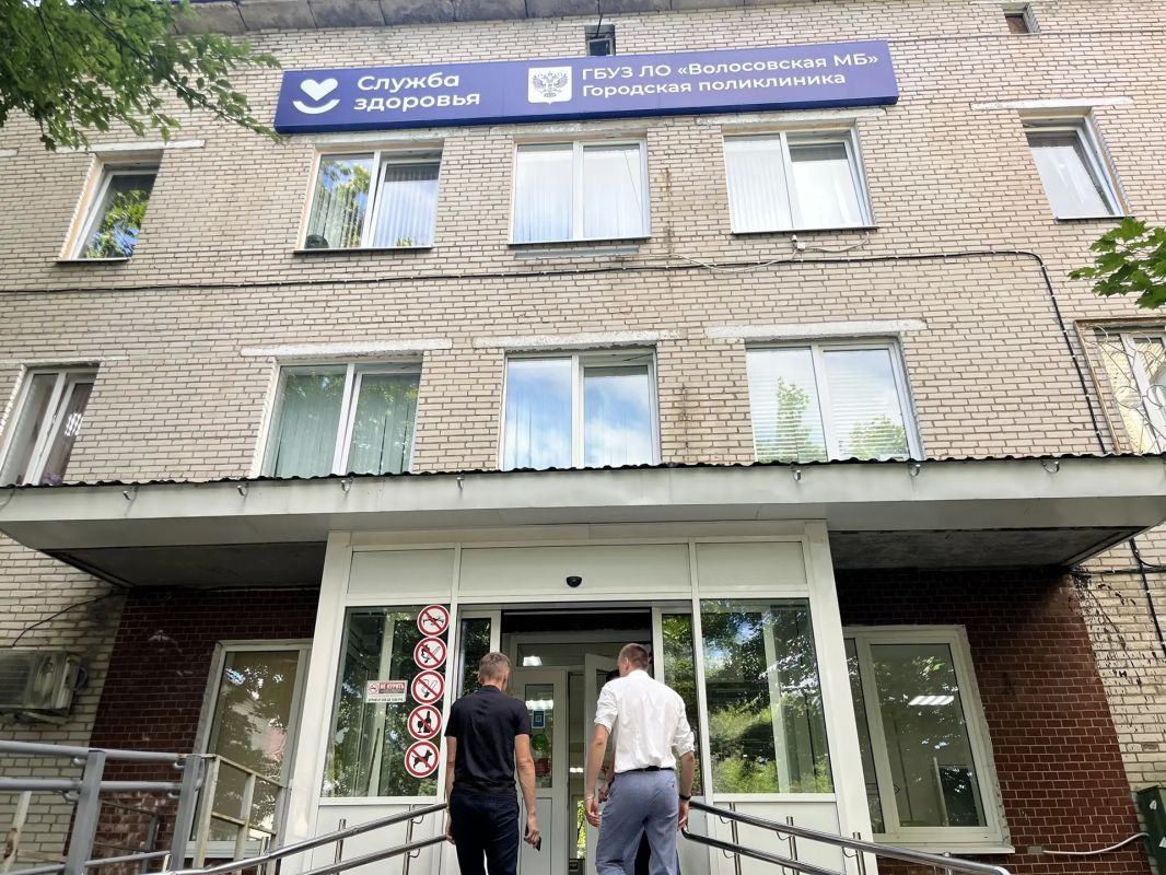 Ремонт Волосовской больницы и её структурных подразделений проходит поэтапно Ремонт Волосовской больницы и её структурных подразделений проходит поэтапно