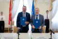 Состоялась торжественная церемония подписания соглашения о сотрудничестве между Избирательной комиссией Ленинградской области и Российским государственным педагогическим университетом им. А. И. Герцена