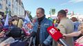 Сказал — сделал: в июне губернатор Александр Дрозденко пообещал бойцу с позывным «Лис», что знамя его подразделения поучаствует в мотопробеге «До государственной границы» и доедет до границы с Финляндией