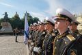 В День Военно-Морского Флота Александр Беглов и Александр Моисеев возложили цветы к Медному всаднику и памятнику адмиралу Ушакову