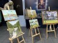 Картины ленинградских художников передали в дар Музею космонавта Георгия Берегового в подшефном Енакиево