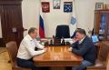 Александр Дрозденко: Провёл встречу с представителем Ленинградской области в Совете Федерации Сергеем Перминовым